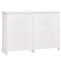 vidaXL Aparador con 10 cajones madera blanco 113x30x79 cm vidaXL Aparador con 10 cajones madera blanco 113x30x79 cm