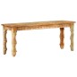 vidaXL Banco de madera maciza reciclada 110x35x45 cm vidaXL Banco de madera maciza reciclada 110x35x45 cm