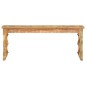 vidaXL Banco de madera maciza reciclada 110x35x45 cm vidaXL Banco de madera maciza reciclada 110x35x45 cm