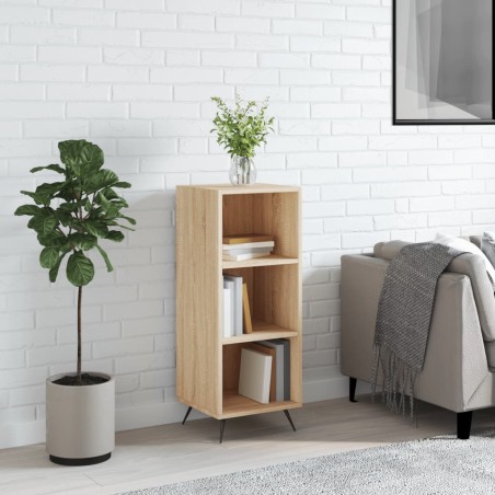 vidaXL Estantería madera de ingeniería roble Sonoma 34,5x32,5x90 cm