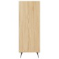 vidaXL Estantería madera de ingeniería roble Sonoma 34,5x32,5x90 cm