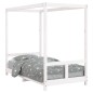 vidaXL Estructura de cama para niños madera de pino blanco 80x160 cm vidaXL Estructura de cama para niños madera de pino blanco 80x160 cm