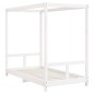 vidaXL Estructura de cama para niños madera de pino blanco 80x160 cm vidaXL Estructura de cama para niños madera de pino blanco 80x160 cm