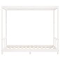 vidaXL Estructura de cama para niños madera de pino blanco 80x160 cm vidaXL Estructura de cama para niños madera de pino blanco 80x160 cm