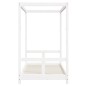 vidaXL Estructura de cama para niños madera de pino blanco 80x160 cm vidaXL Estructura de cama para niños madera de pino blanco 80x160 cm
