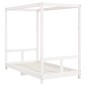 vidaXL Estructura de cama para niños madera de pino blanco 80x160 cm vidaXL Estructura de cama para niños madera de pino blanco 80x160 cm