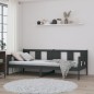 vidaXL Sofá cama madera maciza de pino gris 80x200 cm vidaXL Sofá cama madera maciza de pino gris 80x200 cm