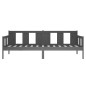 vidaXL Sofá cama madera maciza de pino gris 80x200 cm vidaXL Sofá cama madera maciza de pino gris 80x200 cm