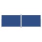vidaXL Toldo lateral retráctil azul 220x600 cm vidaXL Toldo lateral retráctil azul 220x600 cm