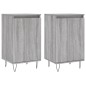 vidaXL Aparadores 2 uds madera de ingeniería gris Sonoma 40x35x70 cm vidaXL Aparadores 2 uds madera de ingeniería gris Sonoma 40x35x70 cm