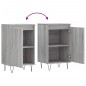 vidaXL Aparadores 2 uds madera de ingeniería gris Sonoma 40x35x70 cm vidaXL Aparadores 2 uds madera de ingeniería gris Sonoma 40x35x70 cm
