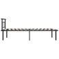 vidaXL Estructura de cama de metal negro 100x200 cm vidaXL Estructura de cama de metal negro 100x200 cm