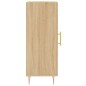 vidaXL Aparador madera contrachapada color roble Sonoma 34,5x34x90 cm vidaXL Aparador madera contrachapada color roble Sonoma 34,5x34x90 cm