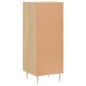 vidaXL Aparador madera contrachapada color roble Sonoma 34,5x34x90 cm vidaXL Aparador madera contrachapada color roble Sonoma 34,5x34x90 cm