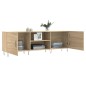 vidaXL Mueble para TV madera de ingeniería roble Sonoma 150x30x50 cm