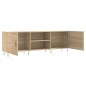 vidaXL Mueble para TV madera de ingeniería roble Sonoma 150x30x50 cm