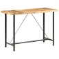 vidaXL Mesa de bar madera maciza de mango rugosa 150x70x107 cm vidaXL Mesa de bar madera maciza de mango rugosa 150x70x107 cm