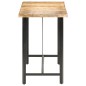 vidaXL Mesa de bar madera maciza de mango rugosa 150x70x107 cm vidaXL Mesa de bar madera maciza de mango rugosa 150x70x107 cm