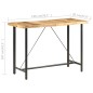 vidaXL Mesa de bar madera maciza de mango rugosa 150x70x107 cm vidaXL Mesa de bar madera maciza de mango rugosa 150x70x107 cm