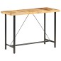 vidaXL Mesa de bar madera maciza de mango rugosa 150x70x107 cm vidaXL Mesa de bar madera maciza de mango rugosa 150x70x107 cm