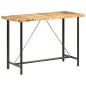 vidaXL Mesa de bar madera maciza de mango rugosa 150x70x107 cm vidaXL Mesa de bar madera maciza de mango rugosa 150x70x107 cm
