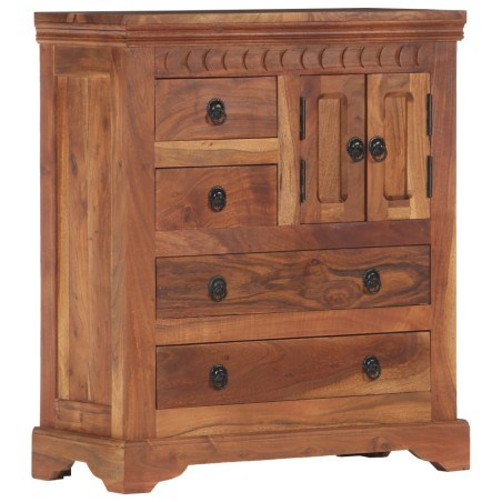 vidaXL Aparador de madera maciza de acacia 62x30x75 cm 