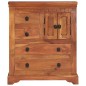 vidaXL Aparador de madera maciza de acacia 62x30x75 cm vidaXL Aparador de madera maciza de acacia 62x30x75 cm