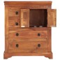 vidaXL Aparador de madera maciza de acacia 62x30x75 cm vidaXL Aparador de madera maciza de acacia 62x30x75 cm