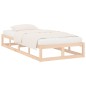 vidaXL Estructura de cama de madera maciza 100x200 cm vidaXL Estructura de cama de madera maciza 100x200 cm