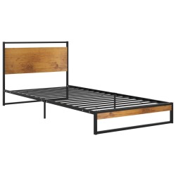 vidaXL Estructura de cama de metal 100x200 cm
