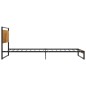 vidaXL Estructura de cama de metal 100x200 cm vidaXL Estructura de cama de metal 100x200 cm