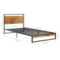 vidaXL Estructura de cama de metal 100x200 cm vidaXL Estructura de cama de metal 100x200 cm