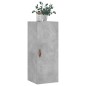 vidaXL Armario de pared gris hormigón 34,5x34x90 cm vidaXL Armario de pared gris hormigón 34,5x34x90 cm