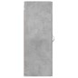 vidaXL Armario de pared gris hormigón 34,5x34x90 cm vidaXL Armario de pared gris hormigón 34,5x34x90 cm