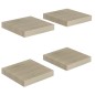 vidaXL Estantes flotantes de pared 4 uds MDF roble 23x23,5x3,8 cm vidaXL Estantes flotantes de pared 4 uds MDF roble 23x23,5x3,8 cm