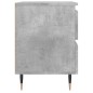 vidaXL Mesita de noche madera de ingeniería gris hormigón 40x35x50 cm vidaXL Mesita de noche madera de ingeniería gris hormigón 40x35x50 cm