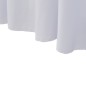 vidaXL Fundas elásticas para mesa 2 uds con falda 243x76x74 cm blanco vidaXL Fundas elásticas para mesa 2 uds con falda 243x76x74 cm blanco