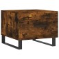vidaXL Mesa de centro 2 uds madera ingeniería roble ahumado 50x50x40cm vidaXL Mesa de centro 2 uds madera ingeniería roble ahumado 50x50x40cm
