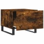 vidaXL Mesa de centro 2 uds madera ingeniería roble ahumado 50x50x40cm vidaXL Mesa de centro 2 uds madera ingeniería roble ahumado 50x50x40cm