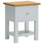 vidaXL Mesita de noche de madera de roble maciza 36x30x47 cm vidaXL Mesita de noche de madera de roble maciza 36x30x47 cm