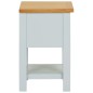 vidaXL Mesita de noche de madera de roble maciza 36x30x47 cm vidaXL Mesita de noche de madera de roble maciza 36x30x47 cm