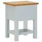vidaXL Mesita de noche de madera de roble maciza 36x30x47 cm vidaXL Mesita de noche de madera de roble maciza 36x30x47 cm