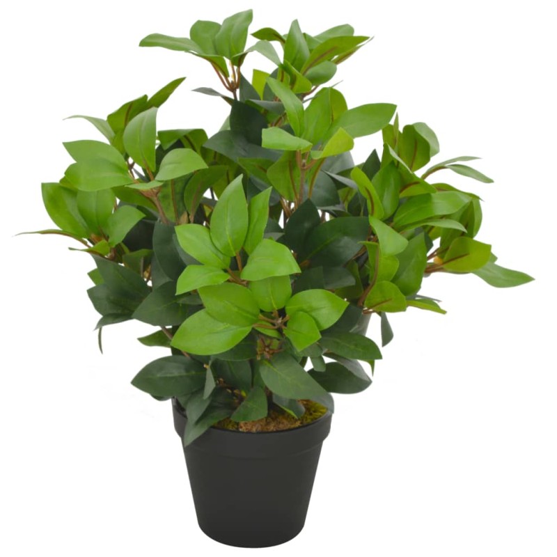 vidaXL Planta artificial árbol de laurel con macetero 40 cm verde vidaXL Planta artificial árbol de laurel con macetero 40 cm verde