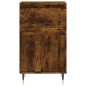 vidaXL Aparadores 2 uds madera de ingeniería roble ahumado 40x35x70 cm