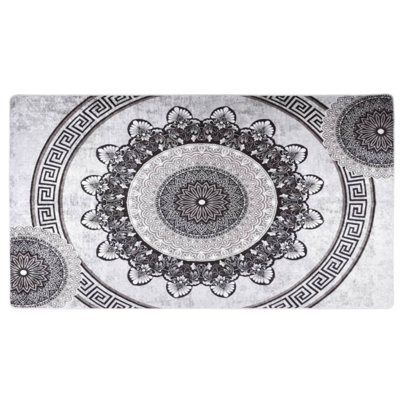 vidaXL Alfombra lavable antideslizante multicolor 190x300 cm