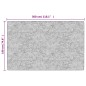 vidaXL Alfombra lavable antideslizante multicolor 190x300 cm