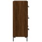 vidaXL Aparador de madera de ingeniería marrón roble 69,5x34x90 cm vidaXL Aparador de madera de ingeniería marrón roble 69,5x34x90 cm