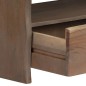 vidaXL Mesa de centro acacia maciza borde irregular 90x50x40cm gris vidaXL Mesa de centro acacia maciza borde irregular 90x50x40cm gris