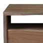 vidaXL Mesa de centro acacia maciza borde irregular 90x50x40cm gris vidaXL Mesa de centro acacia maciza borde irregular 90x50x40cm gris