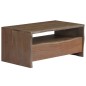 vidaXL Mesa de centro acacia maciza borde irregular 90x50x40cm gris vidaXL Mesa de centro acacia maciza borde irregular 90x50x40cm gris